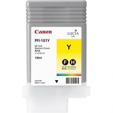 CANON pFI-101Y Tintapatron iPF5100, 6100 nyomtatókhoz sárga, 130ml