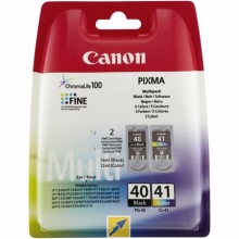 CANON pG-40 /CL-41 Tintapatron multipack Pixma iP1300, 1600, 1700 nyomtatókhoz, fekete,színes 16ml+12ml