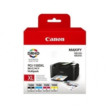 CANON pGI-1500XLKIT Tintapatron multipack Maxify MB2350 nyomtatóhoz b+c+m+y, 34ml+3*12ml