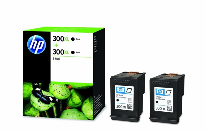 HP d8J43AE Tintapatron DeskJet D2560, F4224, F4280 nyomtatókhoz, 300xl fekete, 2*600 oldal