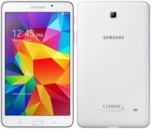 SAMSUNG táblagép, LED 7, 8GB, Quad-Core Galaxy Tab 4, fehér