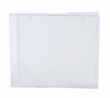 MULTIBRAND CD tok, normál, 1 lemez, átlátszó tálca, átlátszó