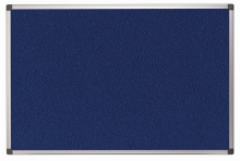 MULTIBRAND textiltábla, 60x35 cm, alumínium keret, kék