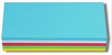 NOBO moderációs kártya, téglalap , 9,5x20 cm, 250 lap