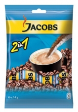 JACOBS instant kávé stick, 10x14 g 2in1