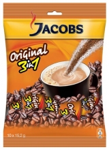 JACOBS instant kávé stick, 10x15,2 g 3in1