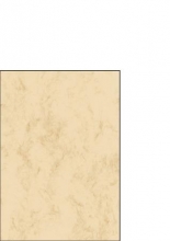 SIGEL előnyomott papír, kétoldalas, A5, 90 g, bézs, márványos
