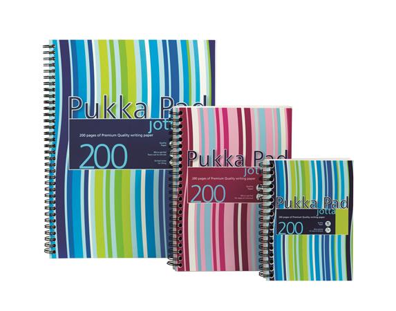 PUKKA PAD spirálfüzet, A5, kockás 100 lapos, Jotta