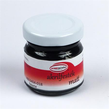 MULTIBRAND akrilfesték, 40 ml, matt, fekete