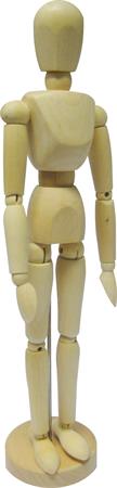 MULTIBRAND modell bábu, fa, 32cm