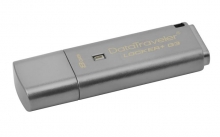 KINGSTON pendrive, 8 GB, USB 3.0, 80/10MB/sec, jelszavas védelemmel, DTLPG3, ezüst